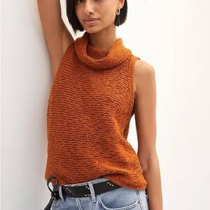 Pilcro Turtleneck Sweater Tank